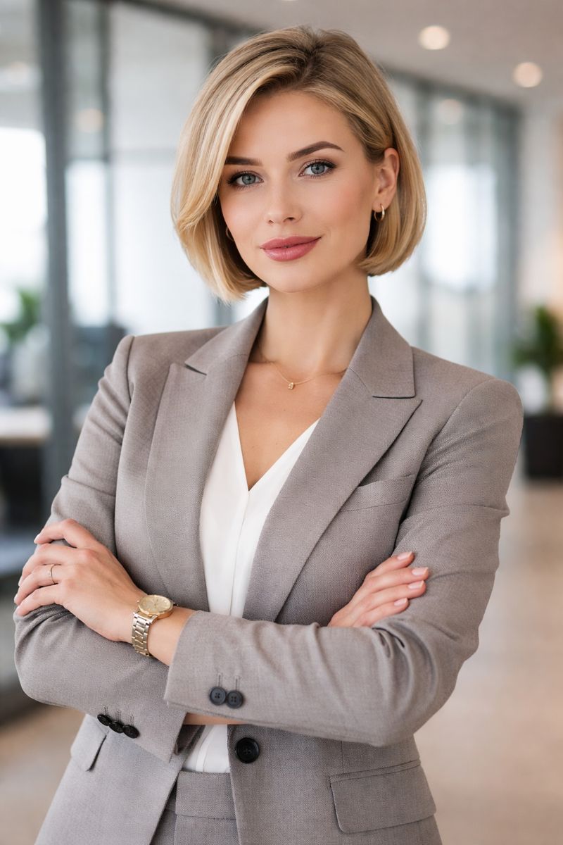 ABOUT S&S MARKETING 8 Professional headshot of Brigida Badzinski, Demand Generation Specialist at SEO SEA Marketing.
