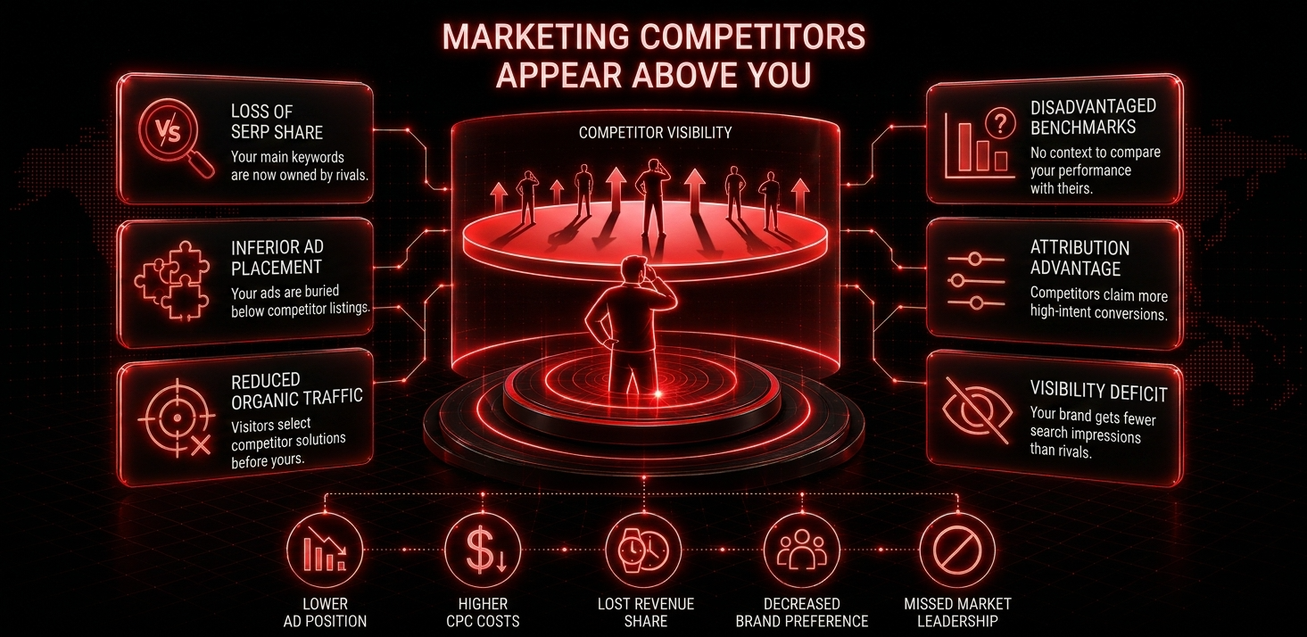 Local SEO 2 Competitors appear above you
