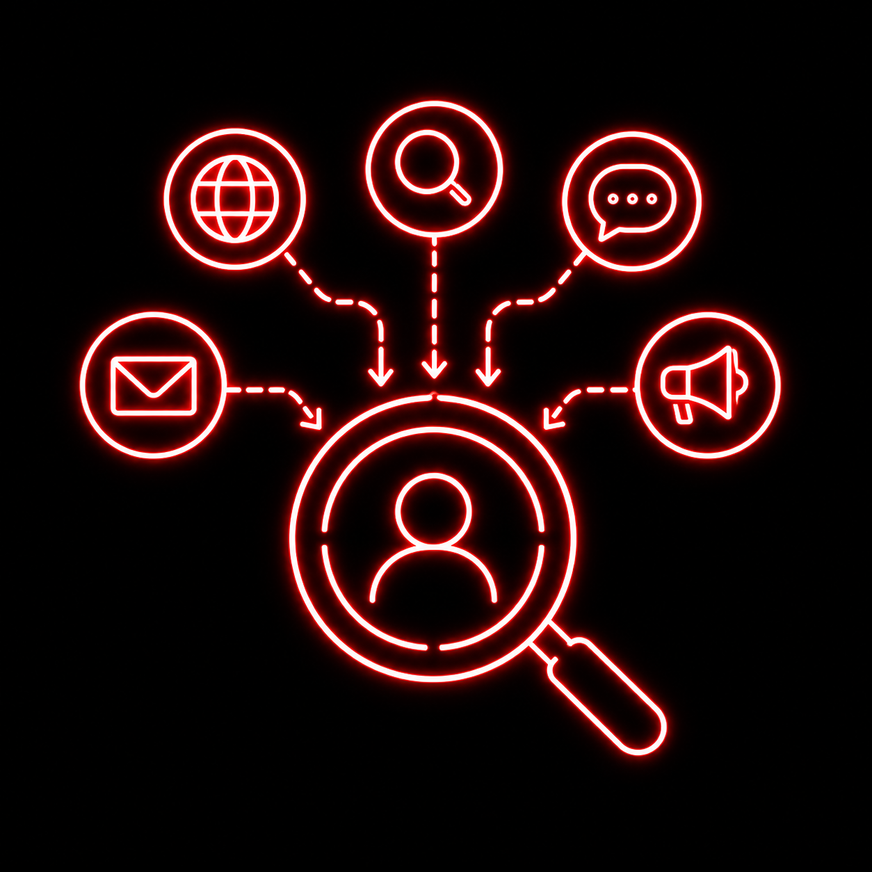Lead Generation 8 Track lead sources icon