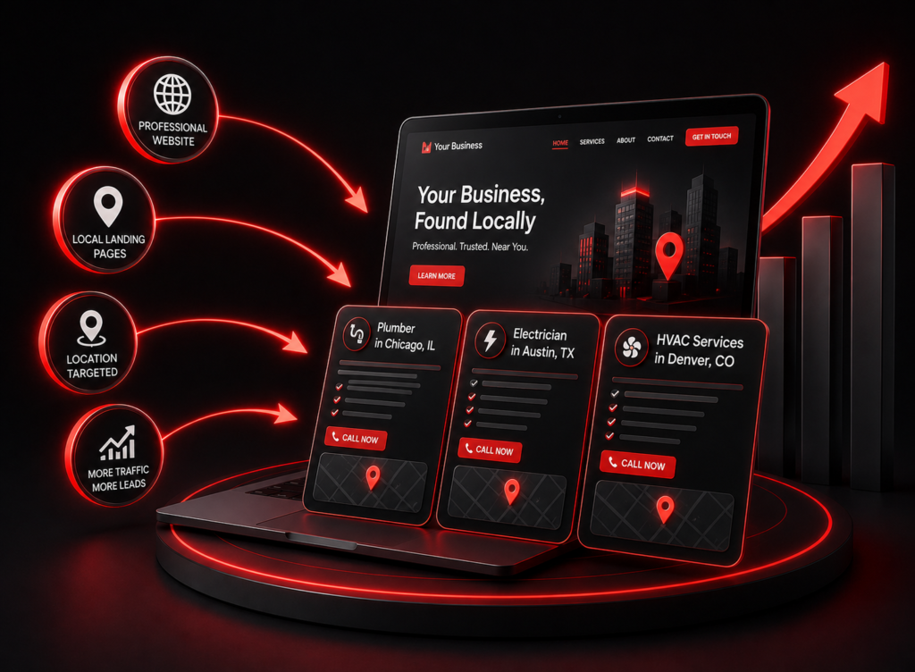 Local SEO 13 Website and Local Landing Pages