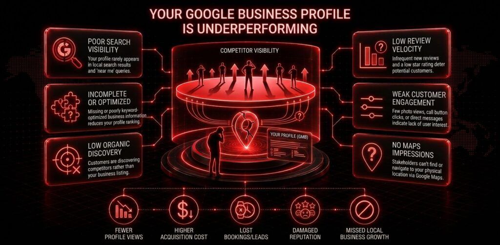 Local SEO 3 Your Google Business Profile is underperforming